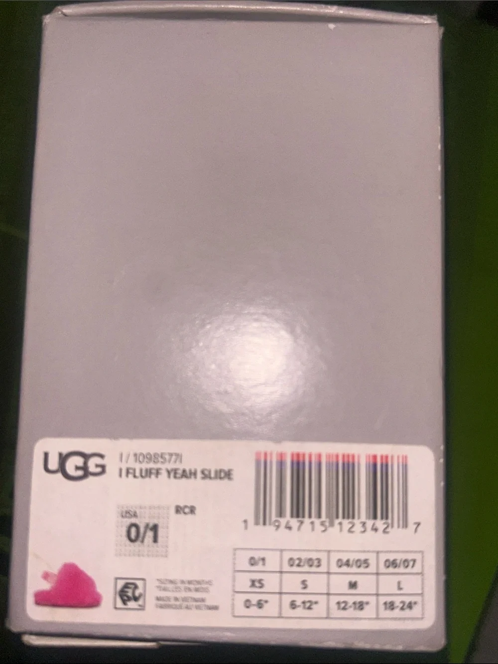 UGG Women's Fuchsia Suede Slip-On Slippers